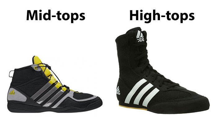 Mid-tops vs High-tops - How to Choose Boxing Shoes - Athlete Audit